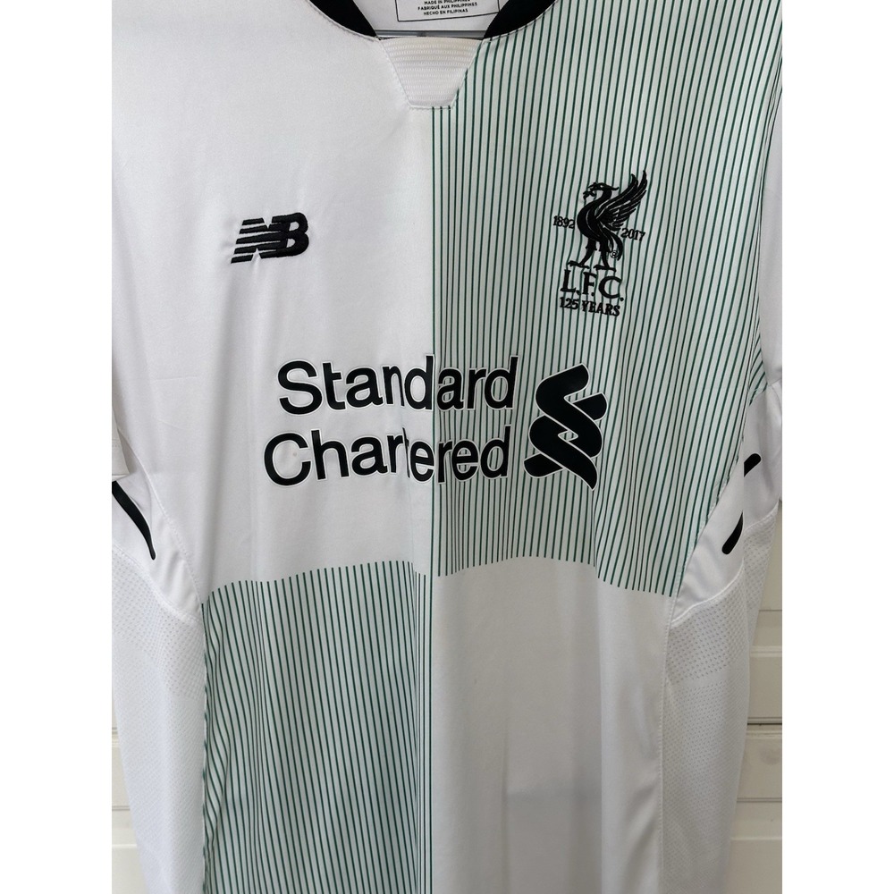 Liverpool 2017 2018 Away Football Shirt Soccer Jersey 125 Years sz M MEN - Picture 2 of 7